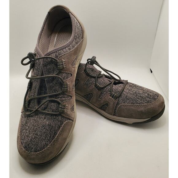 Dansko Holland Suede Leather Low Top Bungee Charcoal Suede Sz 9 Sneaker Shoe - Picture 1 of 11